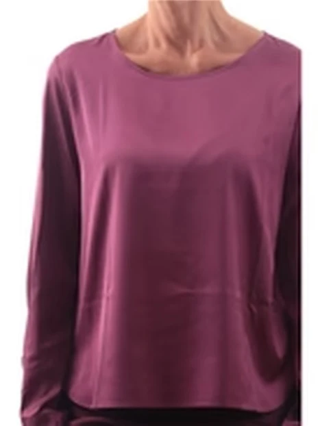 BLUSA IN RASO MADERA DONNA VIOLA