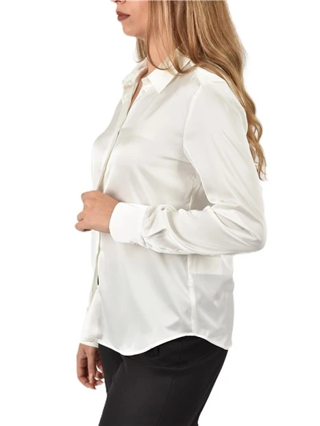 CAMICIA IN RASO NAPLES DONNA BIANCO