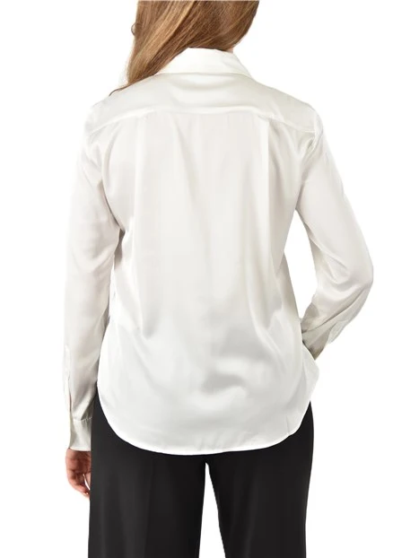 CAMICIA IN RASO NAPLES DONNA BIANCO