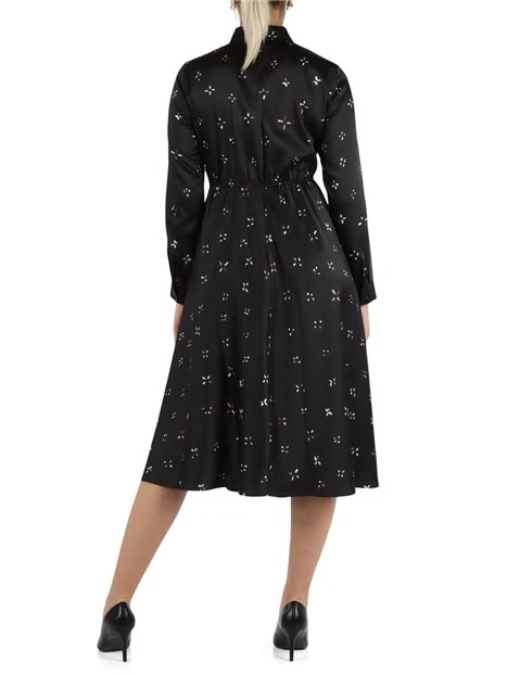 VESTITO CHEMISIER COMMA DONNA NERO