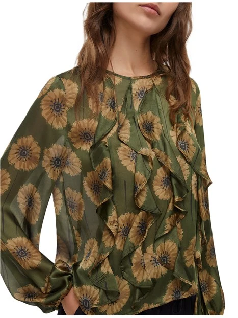 MAGLIA IN RASO SALUTE DONNA  VERDE