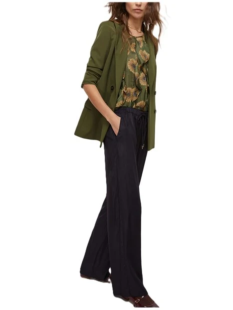 JOGGERS IN VISCOSA ISOTTA DONNA BLU