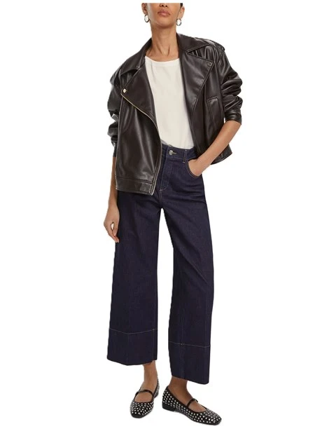 JEANS A PALAZZO DONNA BLU