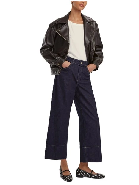 JEANS A PALAZZO DONNA BLU