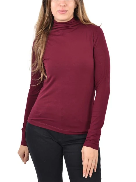 DOLCEVITA IN JERSEY LINEA SFIANCATA DONNA BORDEAUX