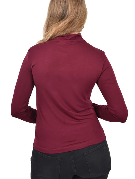 DOLCEVITA IN JERSEY LINEA SFIANCATA DONNA BORDEAUX