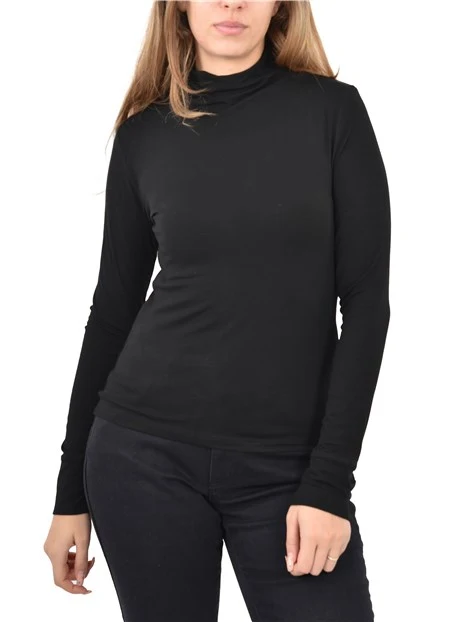 DOLCEVITA IN JERSEY LINEA SFIANCATA DONNA NERO