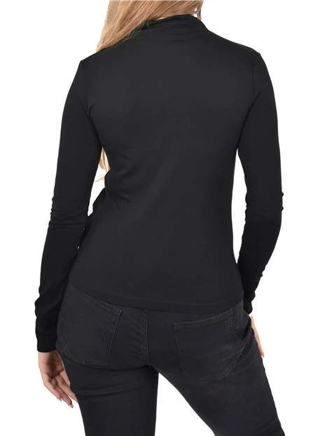 DOLCEVITA IN JERSEY LINEA SFIANCATA DONNA NERO