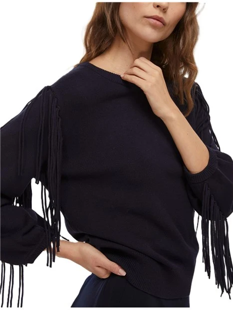 GIROCOLLO ECOVISCOSA FALCO DONNA BLU