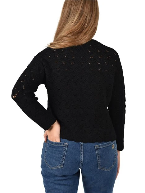 MAGLIA GIROCOLLO MISTO VISCOSA