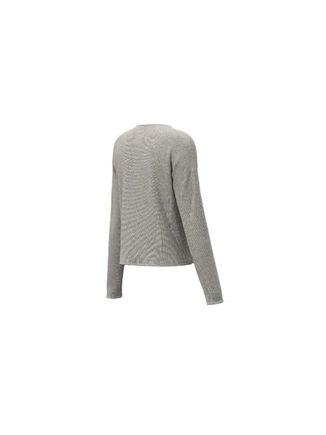 CARDIGAN FILATO MISTO LANA DONNAGRIGIO