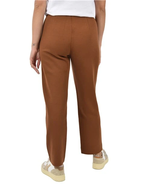 PANTALONI JOGGERS IN TESSUNO TECNICO DONNA MARRONE