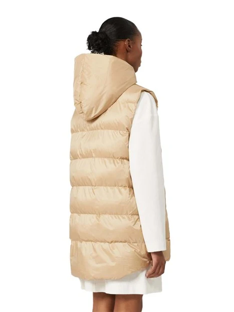 PIUMINO IMBOTTITO SMANICATO DONNA BEIGE