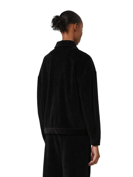 GIACCA CORTA IN VELLUTO DONNA NERO