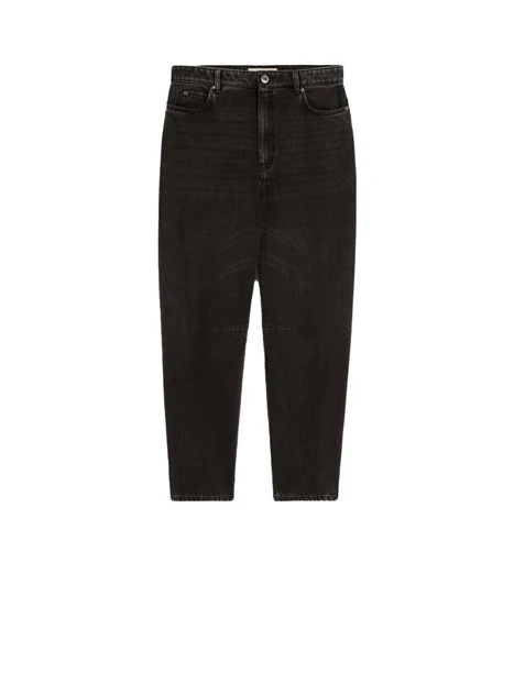 JEANS REGULAR MODELLO 5 TASCHE DONNA NERO