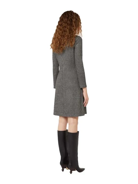 VESTITO CORTO IN JERSEY DONNA ANTRACITE