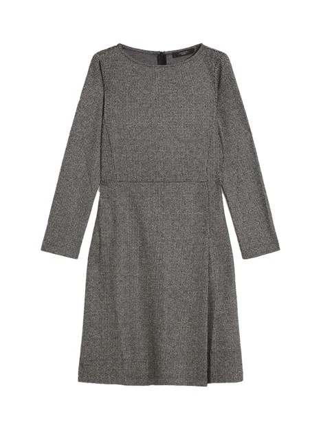 VESTITO CORTO IN JERSEY DONNA ANTRACITE