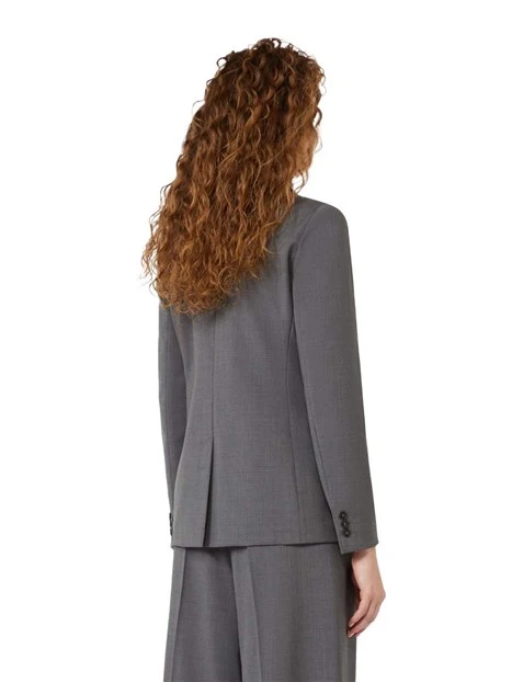 BLAZER DOPPIO PETTO IN LANA DONNA GRIGIO