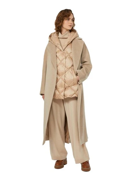 MAGLIA DOLCEVITA CON SCOLLO A CRATERE DONNA BEIGE