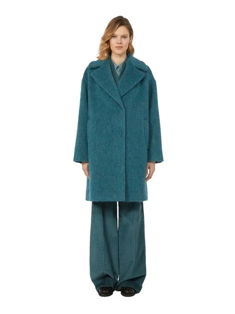 CAPPOTTO LUNGO CON REVERSE DONNA BLU