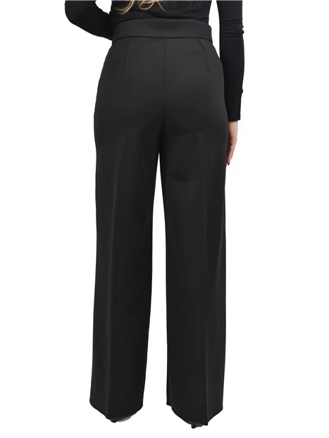 PANTALONI CHINO CON TASCHE ALLA FRANCESE DONNA NERO