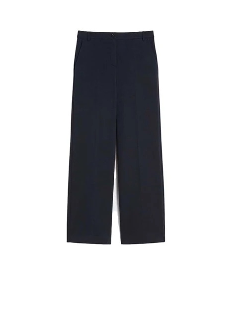 PANTALONE PALAZZO IN JERSEY LINEA DRITTA DONNA BLU