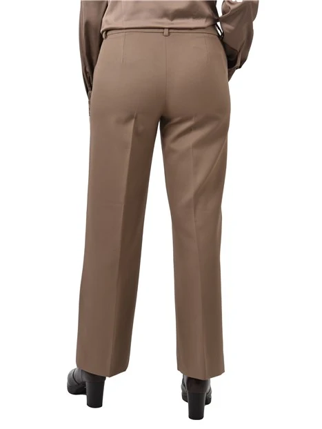 PANTALONI PALAZZO EFEBO DONNA MARRONE