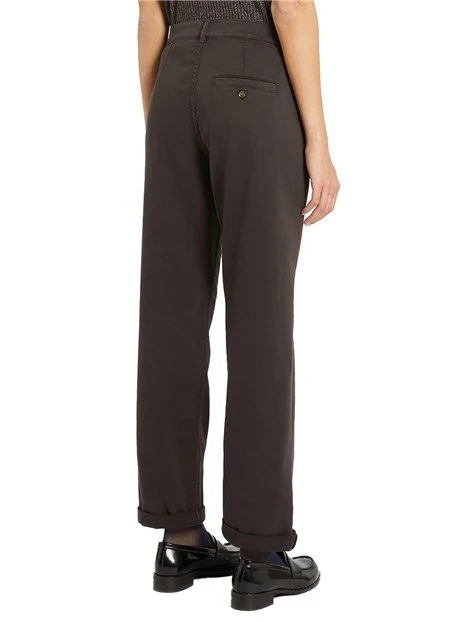PANTALONI A SIGARETTA TRIPOLI DONNA MARRONE