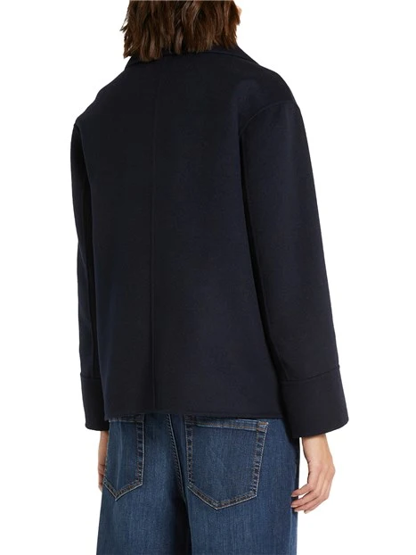 CAPPOTTO CORTO DOPPIOPETTO MURO DONNA BLU