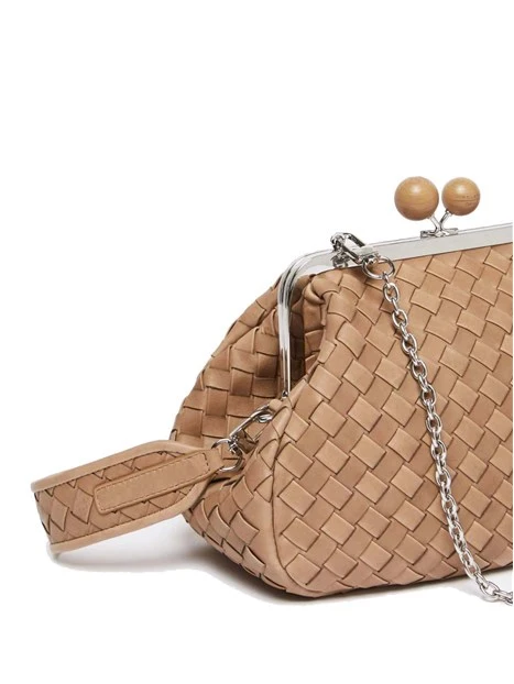 BORSA A MANO PANCIA PASTICCINO MEDIUM DONNA BEIGE