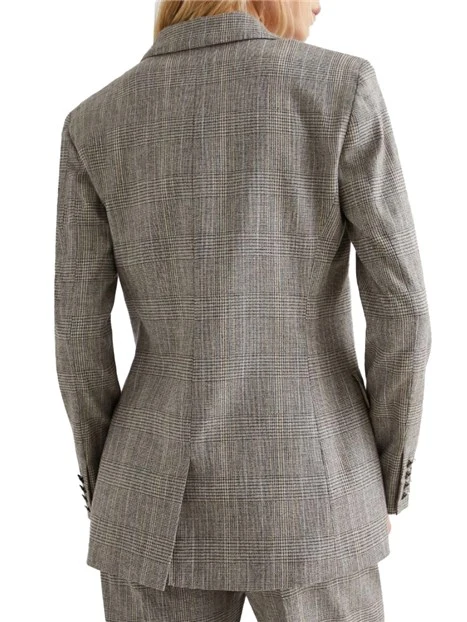 GIACCA BLAZER DOPPIOPETTO MISTO LANA ROB DONNA GRIGIO