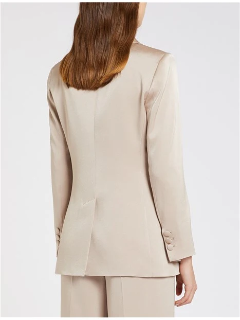 GIACCA BLAZER COGNAC DONNA ECRU