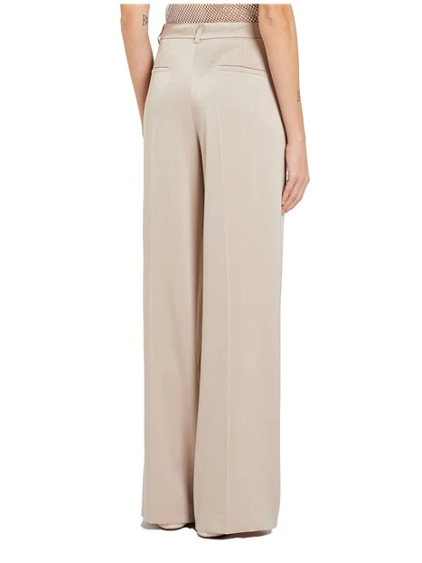 PANTALONI  A PALAZZO WOLF DONNA ECRU