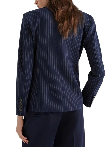 GIACCA BLAZER DOPPIOPETTO IN TELA ILFORD DONNA BLU