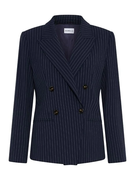 GIACCA BLAZER DOPPIOPETTO IN TELA ILFORD DONNA BLU