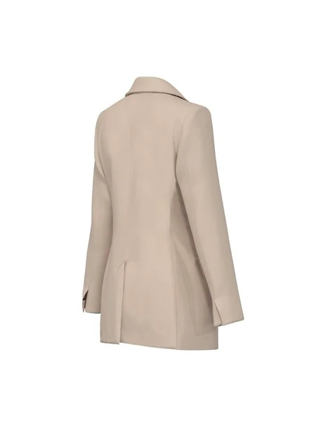 BLAZER CON CHIUSURA DOPPIOPETTO DONNA BEIGE