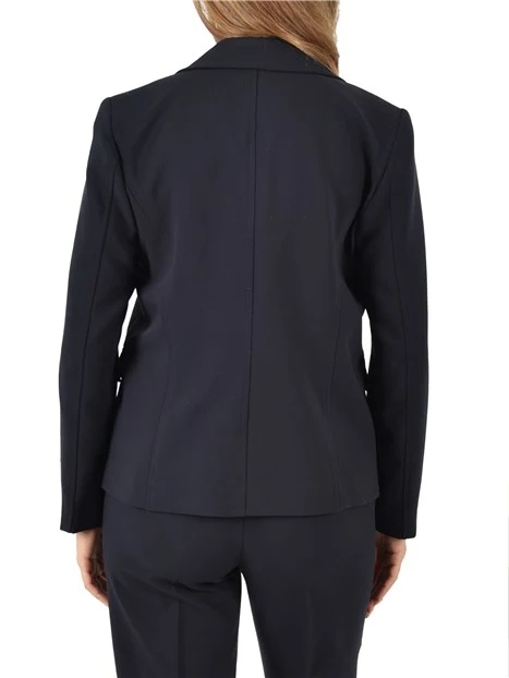 BLAZER MONOPETTO BISTRETCH DONNA BLU