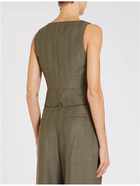 GILET CANTICO DONNA VERDE