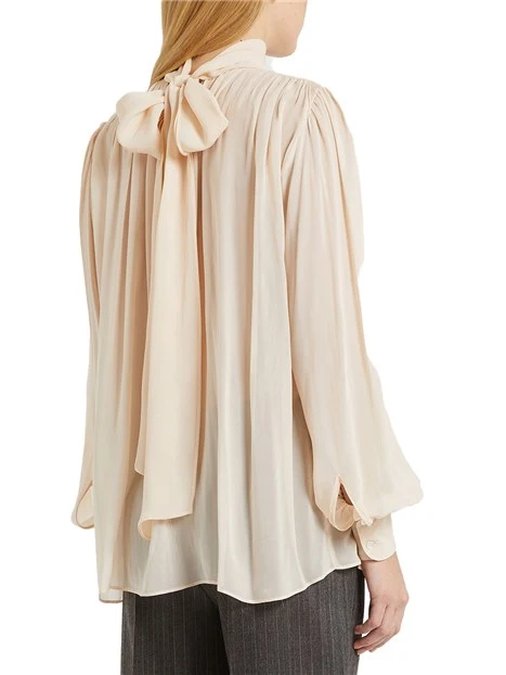 BLUSA IN GEORGETTE CANAPA DONNA ROSA