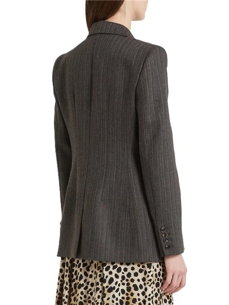 GIACCA BLAZER DOPPIOPETTO IN LANA ANDREIS DONNA MARRONE