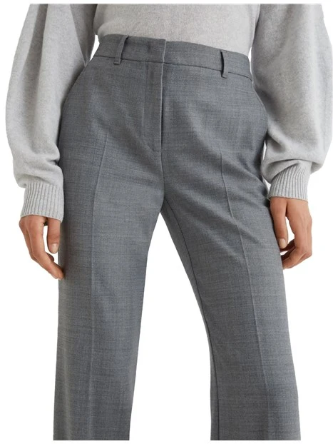 PANTALONI IN  MISTO LANA CRISMA DONNA GRIGIO