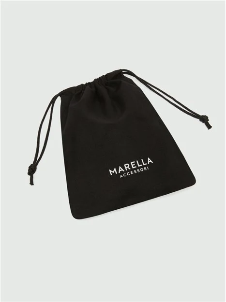CINTURA IN PELLE LISCIA CON FIBBIA LOGO IN METALLO DONNA MARRONE