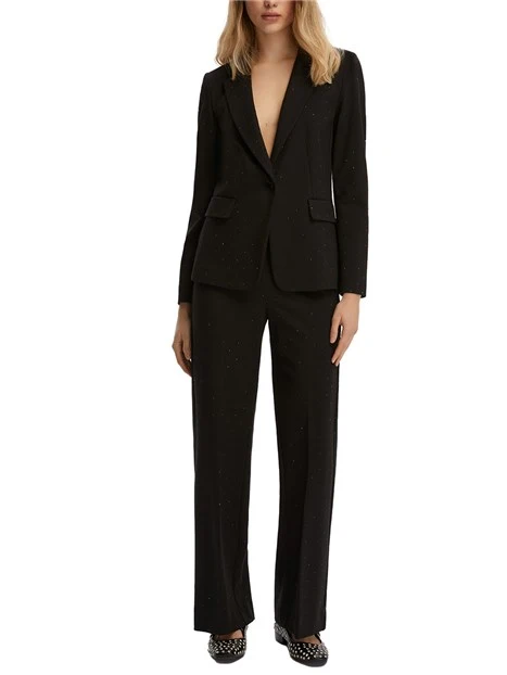 BLAZER IN JERSEY PUNTO ROMA DONNA NERO