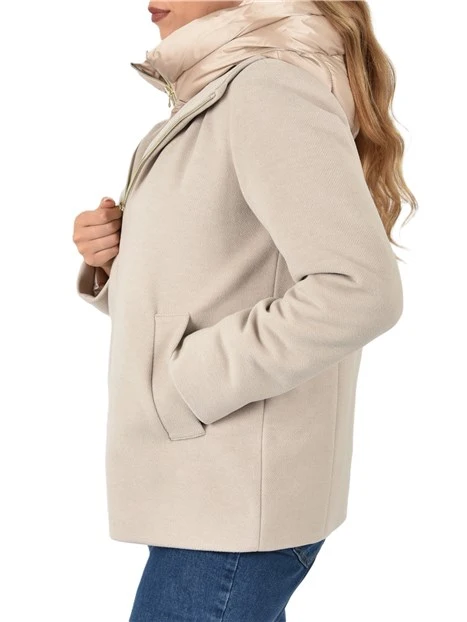 PIUMINO IN PANNO SOFT  DONNA BEIGE