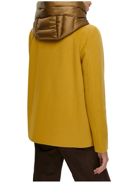 CAPPOTTO IN PANNO SOFT DONNA GIALLO