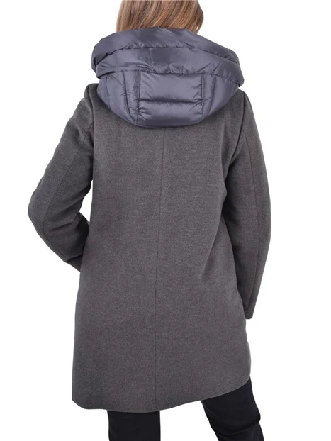 PIUMINO IMBOTTITO PANNO SOFT DONNA GRIGIO