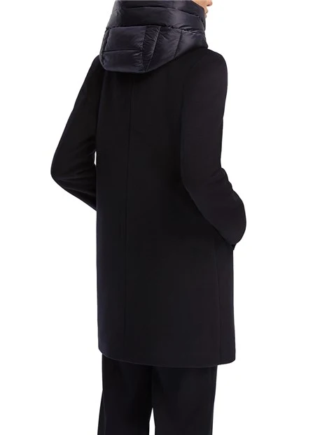 CAPPOTTO PANNO SOFT DONNA BLU NAVY