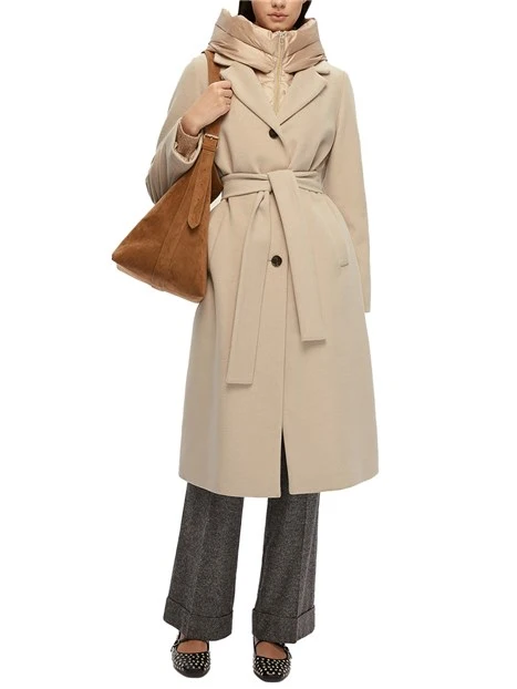 CAPPOTTO PANNO SOFT DONNA BEIGE