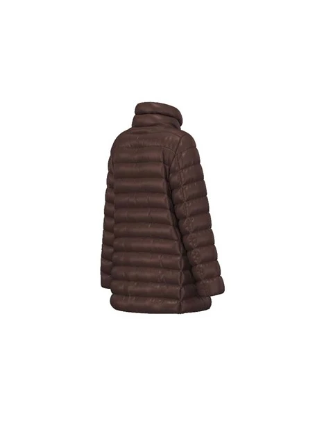 PIUMINO CORTO IMBOTTITO FULL ZIP DONNA BORDEAUX