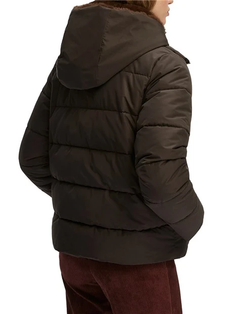 CAPPOTTO TAFFETA DONNA MARRONE